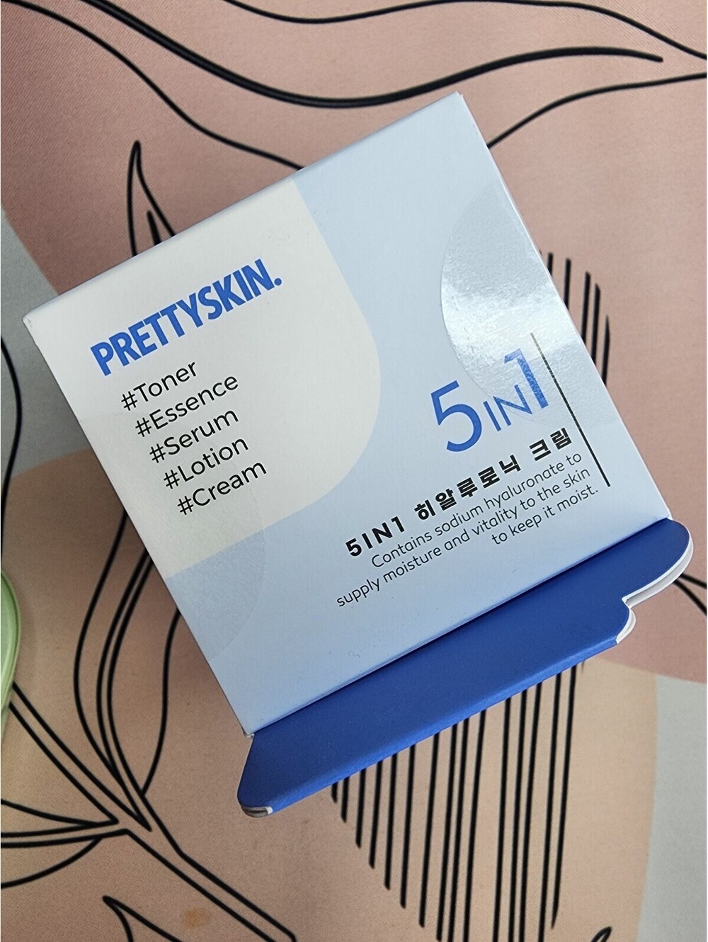 PRETTYSKIN 5IN1 Hyaluronic Powerful Moisturizer 50ml - Toner, Essence, Serum, 5-
